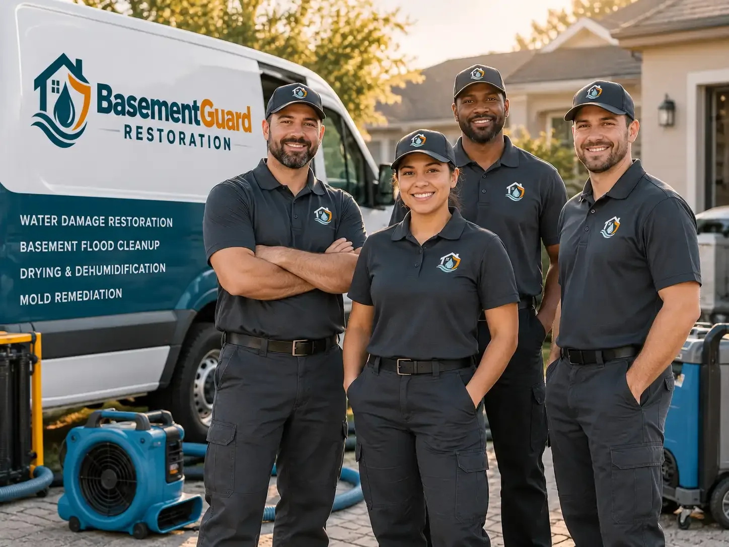 Basement Water Damage Restoration company in Paris Crossing, IN
